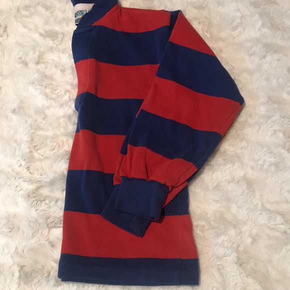Vintage boys red and blue polo size 6-7 - Picture 3 of 5